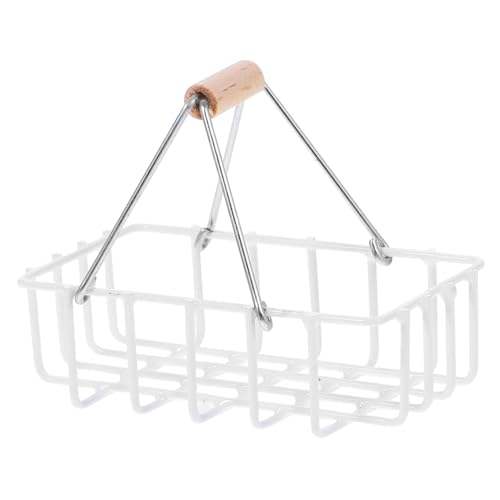 BESPORTBLE Einkaufswagen Für Puppenhäuser Kleiner Korb Mit Griff Modell Zubehör Für Mini Aufbewahrungskörbe Puppenhaus Dekoration Kreatives Für Weißer Mini Korb BESPORTBLE Einkaufswagen Für Puppenhäuser Kleiner Korb Mit Griff Modell Zubehör Für Mini Aufbewahrungskörbe Puppenhaus Dekoration Kreatives Für Weißer Mini Korb von BESPORTBLE