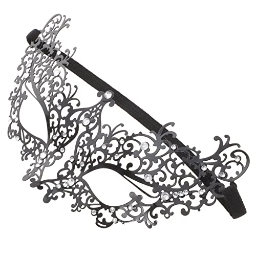 BESPORTBLE Eisenmaske Halloween Party Maske Für Damen Metallische Halbgesichtsmaske Für Kostümdekor Und Performance Chic Und Langlebig Für Karneval Und Motto Partys von BESPORTBLE