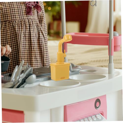 BESPORTBLE Elektrischer Küchen Wasserhahn mit Realistischem Wasserkreislauf Robustes Design Zubehör für Kinderküche Rollenspiel für Jungen und Mädchen von BESPORTBLE