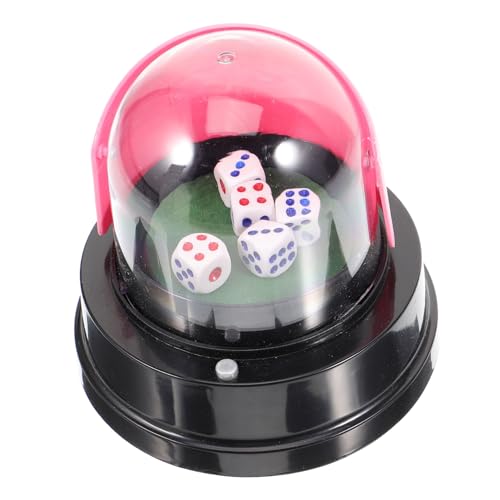 BESPORTBLE Elektrischer Würfelbecher aus Kunststoff Leichter Dice Shaker Cup mit Robustem Dickwandigem Design Mit Würfeln für Party Ktv Bar und Familienspiele Zufällige Farbe Zufällige Farbe von BESPORTBLE