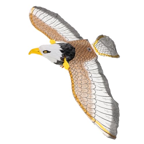BESPORTBLE Elektrisches Adlerform Hängendes Fliegendes Vogelspielzeug Mit Musik Und Licht Für Adlerspielzeug Ohne Batterien Und Angelrute Für Spaß von BESPORTBLE