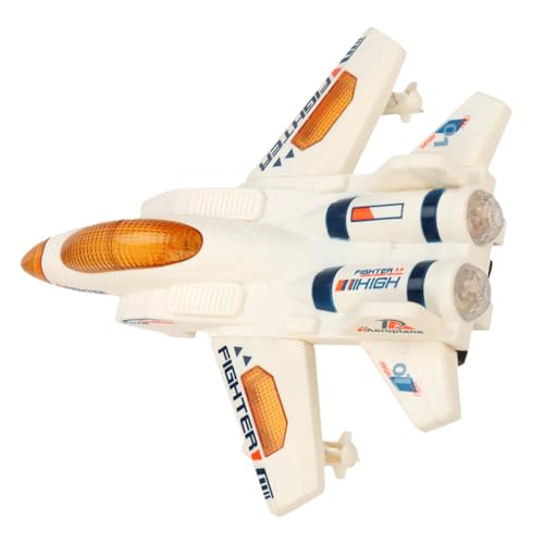BESPORTBLE Elektrisches Flugzeugspielzeug Mit Musik Und Lichtern Spielzeugmaschine Drehbares Kampfjet Modell Für Batterien BESPORTBLE Elektrisches Flugzeugspielzeug Mit Musik Und Lichtern Spielzeugmaschine Drehbares Kampfjet Modell Für Batterien von BESPORTBLE