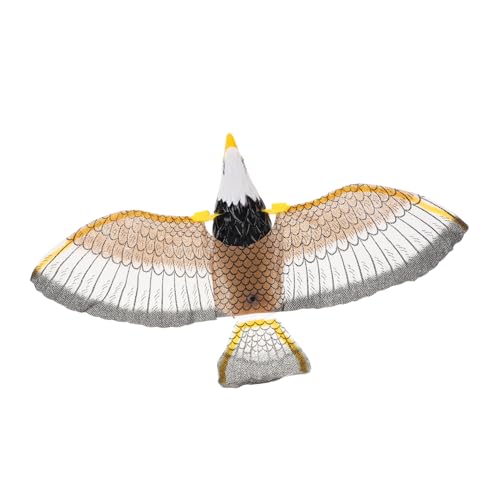 BESPORTBLE Elektronisches Adler Mit Licht Und Musik Bezauberndes Fliegendes Adlerspielzeug Für Hängendes Vogelspielzeug Batterien Nicht Enthalten von BESPORTBLE