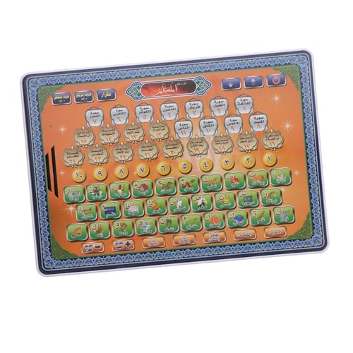 BESPORTBLE Elektronisches Arabisches Lernpad für Interaktive Islamische Alphabet Lernmaschine Tragbares Pädagogisches Tablet für Muslimische Kleinkinder Batteriegetrieben Frühe von BESPORTBLE
