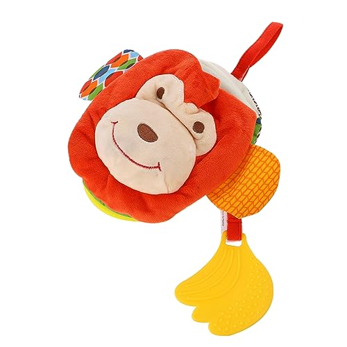 BESPORTBLE Eltern Junge Mädchen Interaktion Handpuppen Affenpuppe Stoffbuch Lernspielzeug Für Junge Mädchen Geräuschpapier Langlebig Und Sicher Oder Dekoration Für Zuhause Und Auto von BESPORTBLE
