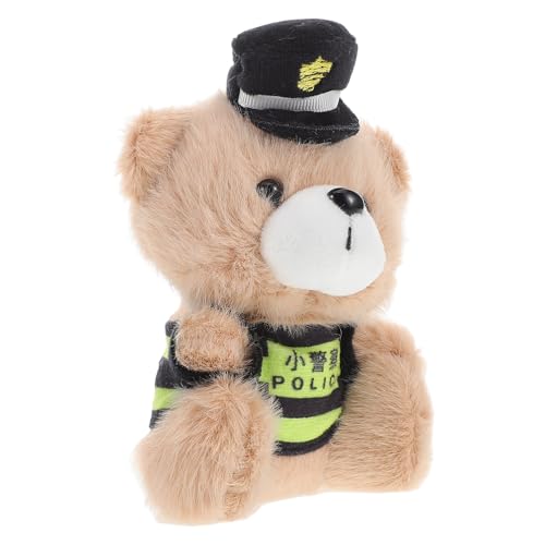 BESPORTBLE Entzückender Bärenschlüsselring Bärenschlüsselkette Entzückender Mini Plüschbärenbeutel Charme Kleiner Bären Charme Ausgestopfter Bärenschlüsselkette Für Rucksack von BESPORTBLE