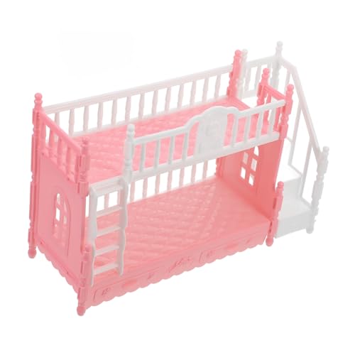 BESPORTBLE Etagenbett Für Puppenhaus Möbel Für Mini Schlafzimmer Layout Mit Leiter Dekoratives Für Kinderzimmer Und Puppenhaus Zubehör von BESPORTBLE