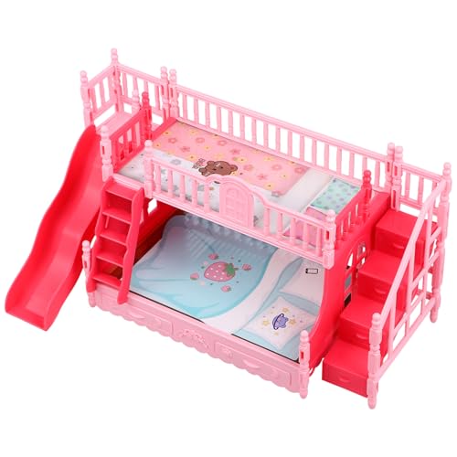 BESPORTBLE Etagenbett für Puppen Hochwertiges Puppenmöbel Zubehör Dekoration für Puppenhaus mit Realistischem Design für Schlafzimmer und Puppenzimmer BESPORTBLE Etagenbett für Puppen Hochwertiges Puppenmöbel Zubehör Dekoration für Puppenhaus mit Realistischem Design für Schlafzimmer und Puppenzimmer von BESPORTBLE