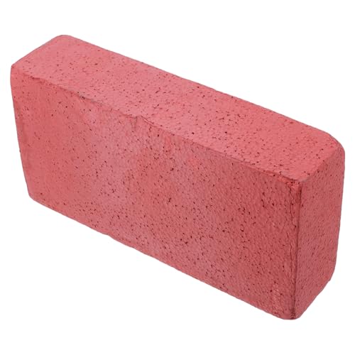 BESPORTBLE Fake Sponge Brick Requisiten für Leichte Weiche Schaumziegel für Halloween Partys Realistische Theater Requisiten Rot Vielseitig Einsetzbar für Comedy Tricks und Bühnenaufführungen von BESPORTBLE
