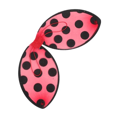 BESPORTBLE Faltbare Marienkäferflügel für Rote Kostümflügel für Auftritte Partyspiele und Cosplay Sicheres Material Auffällige Farben Einfach zu Transportieren Lagern von BESPORTBLE