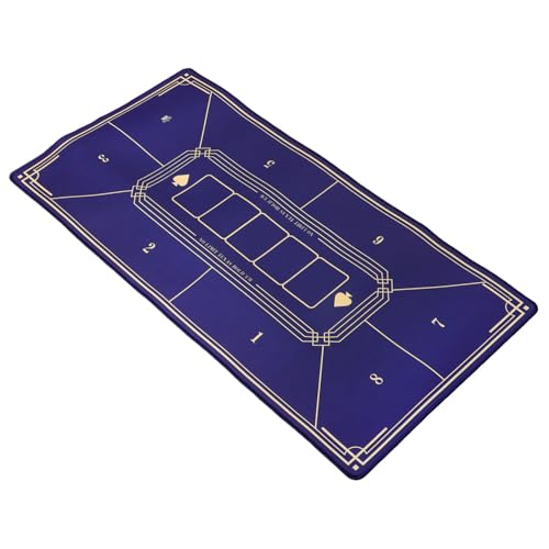 BESPORTBLE Faltbare Pokertischmatte Blau rutschfeste Tischauflage mit Layout Druck für Pokerabende Vielseitig Einsetzbare Tischdecke für Verschiedene Tischgrößen und Professionelles Design BESPORTBLE Faltbare Pokertischmatte Blau rutschfeste Tischauflage mit Layout Druck für Pokerabende Vielseitig Einsetzbare Tischdecke für Verschiedene Tischgrößen und Professionelles Design von BESPORTBLE