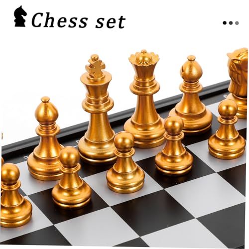 BESPORTBLE Faltbares Magnetisches Schach Dame brettspiel Tragbar und Leicht aus Hochwertigem Kunststoff Lernförderndes und Unterhaltsames für Erwachsene für Reisen und Zuhause BESPORTBLE Faltbares Magnetisches Schach Dame brettspiel Tragbar und Leicht aus Hochwertigem Kunststoff Lernförderndes und Unterhaltsames für Erwachsene für Reisen und Zuhause von BESPORTBLE