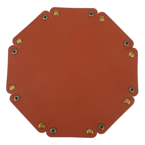 BESPORTBLE Faltbares PU Aufbewahrungstablett Für Schmuck Schlüssel Und Ästhetisches Schreibtischzubehör Organizer Für Desktop von BESPORTBLE