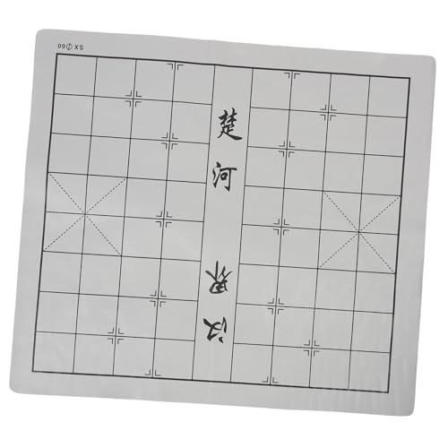 BESPORTBLE Faltbares Schachbrett Aus PU Doppelseitiges Spielbrett Für Schach Und Go Tragbares Und Handliches Design Schachfelder Go Routen Zufällige Farbgestaltung von BESPORTBLE