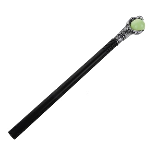BESPORTBLE Festival Halloween Dekoration Kostümaccessoire Halloween Party Zubehör hexenparty Halloween-Cosplay-Requisiten mit Spazierstock Prop Halloween- Plastik Silver von BESPORTBLE