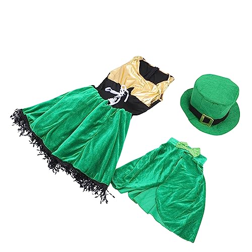 BESPORTBLE Festliche Irische Cosplay Kleid für Damen Grünes Patrick's Day Kostüm für Mottopartys und Karnevalsfeiern für Auftritte und Besondere Anlässe BESPORTBLE Festliche Irische Cosplay Kleid für Damen Grünes Patrick's Day Kostüm für Mottopartys und Karnevalsfeiern für Auftritte und Besondere Anlässe von BESPORTBLE
