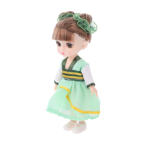 BESPORTBLE Festliche Kinderkostüm Puppe Traditionelle Chinesische Tracht Puppe für Mädchen Kleine Realistische Babypuppe Lernspielzeug zur Kultureller Fähigkeiten von BESPORTBLE