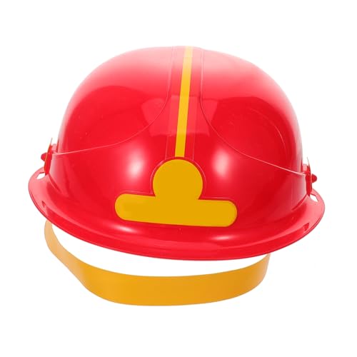 BESPORTBLE Feuerwehrhelm Kleiner Roter Feuerwehrmann Helm Sicherer Kunststoff Bauhelm für Jungen Feuerwehr Kostüm Zubehör für Rollenspiele und Faschingspartys BESPORTBLE Feuerwehrhelm Kleiner Roter Feuerwehrmann Helm Sicherer Kunststoff Bauhelm für Jungen Feuerwehr Kostüm Zubehör für Rollenspiele und Faschingspartys von BESPORTBLE