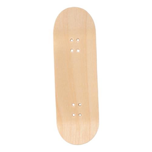 BESPORTBLE Finger Skateboard Deck Ahornholz Ersatzteil für Fingerboards DIY Montage mit Zubehör für Pet Fingerboarder für Tricks und Spielspaß von BESPORTBLE