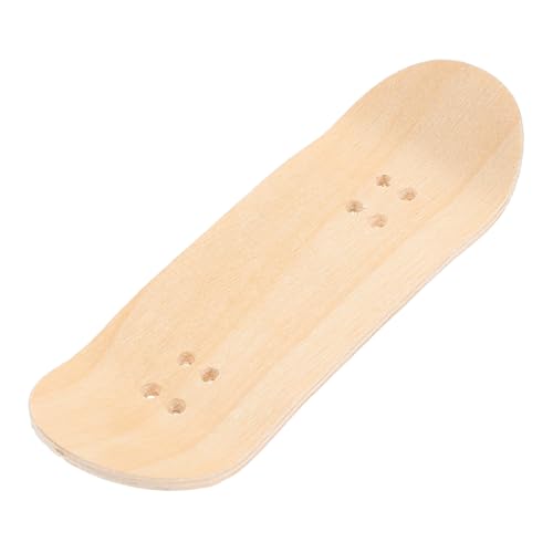 BESPORTBLE Finger Skateboard Deck aus Ahornholz Handboard Ersatzdeck für Fingerboards Langlebiges Minimalistisches Design für Skateboard Enthusiasten BESPORTBLE Finger Skateboard Deck aus Ahornholz Handboard Ersatzdeck für Fingerboards Langlebiges Minimalistisches Design für Skateboard Enthusiasten von BESPORTBLE