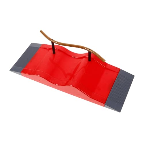 BESPORTBLE Finger Skateboard Rampe Kunststoff Mini Skatepark Plattform Realistische Finger Skate Decks Zubehör für Erwachsene Fingerspielzeug Obstacle von BESPORTBLE