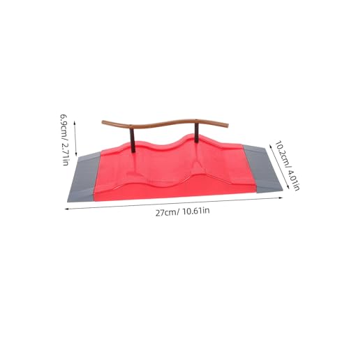 BESPORTBLE Finger Skateboard Rampe Trainingsrequisite aus Robustem Kunststoff Glatte Oberfläche Vielseitig Kombinierbar Mini Skatepark für Fingerkoordination und Kreativem Spiel von BESPORTBLE