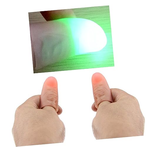 BESPORTBLE Fingerlampe Daumenspitze Leichte Weiche Fingerlampe Für Erwachsene Zufällige Farben Perfektes Partyspielzeug Einfach Zu Bedienen Für Auftritte Und Zaubertricks von BESPORTBLE