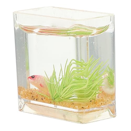 BESPORTBLE Fisch Tank Mini Aquarium Ornament Für Zuhause Realistisches Fischschalen Für Kleine Spielzeuge Und Mini Landschaften BESPORTBLE Fisch Tank Mini Aquarium Ornament Für Zuhause Realistisches Fischschalen Für Kleine Spielzeuge Und Mini Landschaften von BESPORTBLE