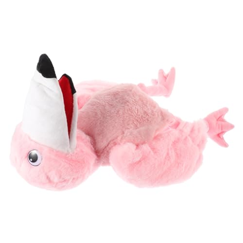 BESPORTBLE Flamingo Handpuppe aus Plüsch Interaktive Tierfigur für Geschichtenerzählen und Rollenspiele für Partys und Kreative Präsentationen von BESPORTBLE