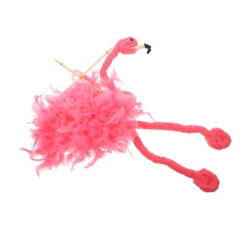 BESPORTBLE Flamingo Marionettenpuppe aus Interaktive Tiermarionette für Puppenspiele Sichere und Langlebige Dekoration für Partys und Aufführungen Einfach zu Bedienen von BESPORTBLE