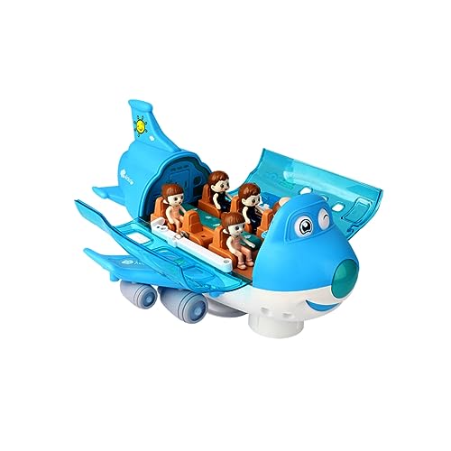 BESPORTBLE Flugzeug Elektrisches Drehendes Modell Mit Musik Und Licht Pädagogisches Für Kleinkinder Geburtstags Und Babypartygeschenk von BESPORTBLE