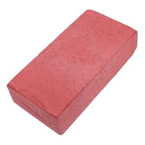 BESPORTBLE Foam Trick Requisiten Realistische Künstliche Schwammziegel Leuchtendem Rot für Comedy Aufführungen Theater und Halloween Wiederverwendbar und Langlebig Vielseitiges Bühnenzubehör von BESPORTBLE