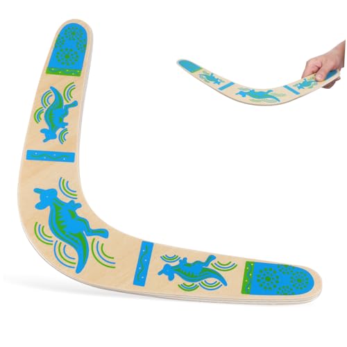 BESPORTBLE Förmiger Holz für Erwachsene und Stabile Flugbahn Präzise Rückkehr Leichtes Outdoor Party Picknick und Freizeitspaß von BESPORTBLE