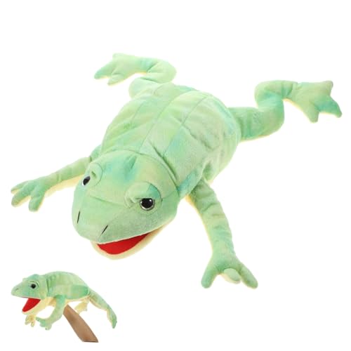 BESPORTBLE Frosch Handpuppe Plüsch Tierhandpuppe für Weiches Kuscheltier Lernspielzeug Motorische Fähigkeiten Hand Auge koordination Fördernd für Jungen Mädchen BESPORTBLE Frosch Handpuppe Plüsch Tierhandpuppe für Weiches Kuscheltier Lernspielzeug Motorische Fähigkeiten Hand Auge koordination Fördernd für Jungen Mädchen von BESPORTBLE