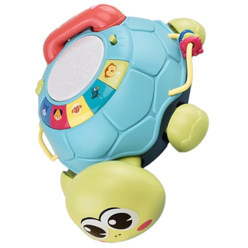 BESPORTBLE Frühpädagogisches Musikspielzeug Für Kleinkinder Krabbelnde Schildkröte Mit Cartoon Musikfunktion Interaktives Telefonspielzeug Lernen Für Junge Mädchen Ab Monaten von BESPORTBLE