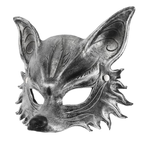 BESPORTBLE Fuchs Maske Halloween Halbgesichtsmaske Fuchsmaske Licht Maskerade Masken Maskerade Fuchsmasken Halloween-Maske Pelzfuchsmaske maskerade maske herren Pu Silver BESPORTBLE Fuchs Maske Halloween Halbgesichtsmaske Fuchsmaske Licht Maskerade Masken Maskerade Fuchsmasken Halloween-Maske Pelzfuchsmaske maskerade maske herren Pu Silver von BESPORTBLE