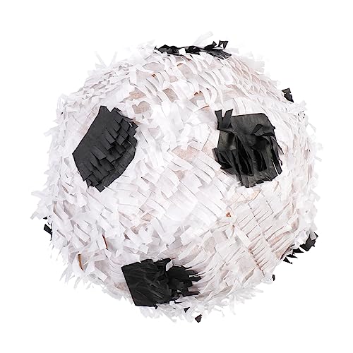 BESPORTBLE Fußballform Pinata Für Fußball Geburtstagsfeiern Befüllbar Mit Süßigkeiten Fußball Thema Party Dekorationen von BESPORTBLE
