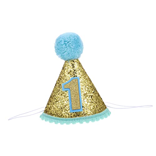 BESPORTBLE Geburtstagsmütze Für Glitzernde Blaue Partyhut Für Ersten Foto Requisite Und Festliche Kopfbedeckung Für Unvergessliche Feiern BESPORTBLE Geburtstagsmütze Für Glitzernde Blaue Partyhut Für Ersten Foto Requisite Und Festliche Kopfbedeckung Für Unvergessliche Feiern von BESPORTBLE