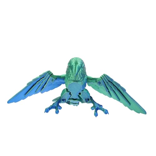BESPORTBLE Gedrucktes Papagei Modellspielzeug Realistische Vogelfigur mit Beweglichen Flügeln für Dekorative Statue für Home Office und Kinderzimmer BESPORTBLE Gedrucktes Papagei Modellspielzeug Realistische Vogelfigur mit Beweglichen Flügeln für Dekorative Statue für Home Office und Kinderzimmer von BESPORTBLE