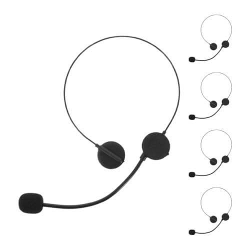 BESPORTBLE Gefälschtes Mikrofon-Headset Prop-Mikrofon 5 Stück Popsänger-Kostüm Mikrofon-Stirnband Popsänger-Kopfhörer Kostümzubehör Für Frauen Und Männer BESPORTBLE Gefälschtes Mikrofon-Headset Prop-Mikrofon 5 Stück Popsänger-Kostüm Mikrofon-Stirnband Popsänger-Kopfhörer Kostümzubehör Für Frauen Und Männer von BESPORTBLE