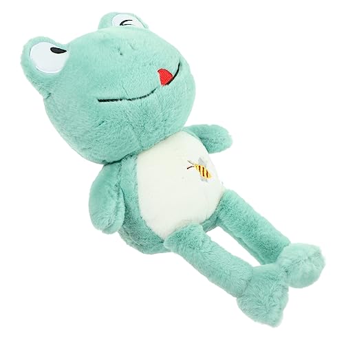 BESPORTBLE Gefüllte Froschpuppe Niedliches Plüschspielzeug für Dekoratives Frosch Kuscheltier für Schlafzimmer Wohnzimmer Weiches Froschspielzeug für Gemütliche von BESPORTBLE