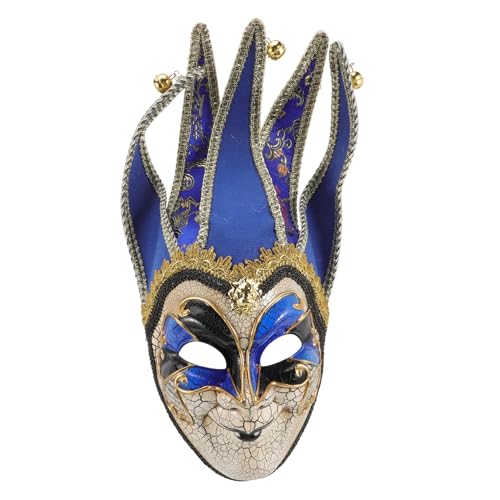 BESPORTBLE Geknackte Männermaske Maskerade Halloween funkeln Gesicht Maskenkostüm Kostüm Maske Cosplay-Maske Maskenparty Mardi Gras Mask Party-Rollenspiel-Maske Plastik Blue BESPORTBLE Geknackte Männermaske Maskerade Halloween funkeln Gesicht Maskenkostüm Kostüm Maske Cosplay-Maske Maskenparty Mardi Gras Mask Party-Rollenspiel-Maske Plastik Blue von BESPORTBLE