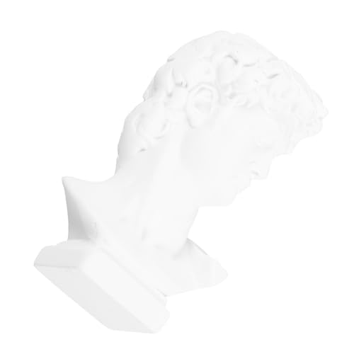 BESPORTBLE Gipsdekor Statue Griechische Skulptur Für Puppenhaus Kleine David Figur Dekoration Für Miniaturen Und Regale Handgefertigte Resin Deko von BESPORTBLE