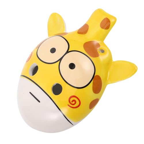 BESPORTBLE Giraffen für Kreatives Keramik Musikinstrument mit Niedlichem Cartoon Design für Frühe Bildung für Musikliebhaber von BESPORTBLE