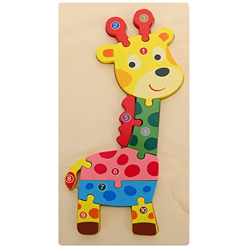 BESPORTBLE Giraffenform Holzpuzzle für Pädagogisches Cartoon Puzzle für Frühes Lernen Fördert Kognitive Fähigkeiten und Räumliches für Kleinkinder Ab Jahr BESPORTBLE Giraffenform Holzpuzzle für Pädagogisches Cartoon Puzzle für Frühes Lernen Fördert Kognitive Fähigkeiten und Räumliches für Kleinkinder Ab Jahr von BESPORTBLE