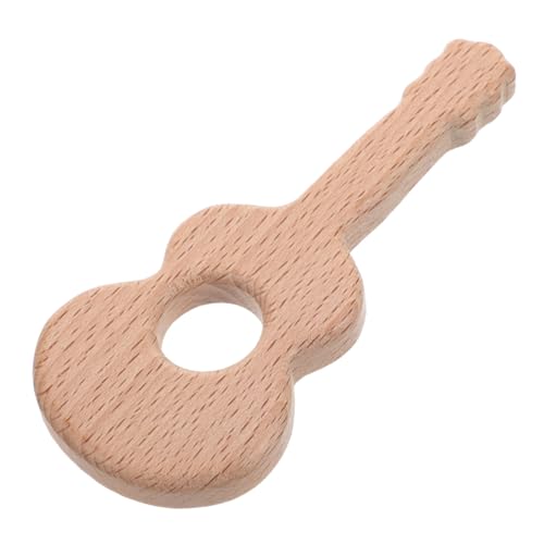 BESPORTBLE Gitarre für Kreatives Kognitives zur Dekoration Musikalisches Ornament aus Holz Greifspielzeug für Frühe Entwicklungsförderung von BESPORTBLE