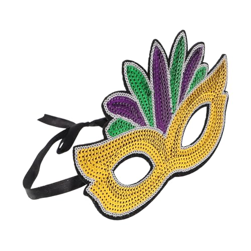 BESPORTBLE Glänzende Karnevalsmaske für Kostüm Party Vielseitige Maskerade Augenmaske Foto Requisiten Leicht und Tragbar Ergänzung für Ihr Outfit BESPORTBLE Glänzende Karnevalsmaske für Kostüm Party Vielseitige Maskerade Augenmaske Foto Requisiten Leicht und Tragbar Ergänzung für Ihr Outfit von BESPORTBLE
