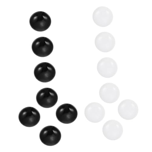 BESPORTBLE Glas Keramik go Steine Runde Dekoratives Go zubehör Sichere Kratzfeste Steine für Erwachsene Pädagogisches von BESPORTBLE