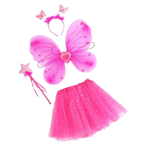 BESPORTBLE Glitzernde Herzchen Flügel Tüllrock Und Haarreif Für Kostümpartys Als Performance Kleid Und Partyzubehör Mit Pailletten BESPORTBLE Glitzernde Herzchen Flügel Tüllrock Und Haarreif Für Kostümpartys Als Performance Kleid Und Partyzubehör Mit Pailletten von BESPORTBLE