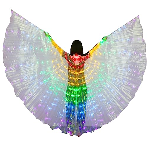 BESPORTBLE Glühende Tanzflügel kleidung Flügel Kostüm Kostüme für Erwachsene Tanzoutfit Halloween-Kostüme für Frauen Festival-Outfit karnevalskostüme damen Karnevalsflügel Halloween -Kostüm BESPORTBLE Glühende Tanzflügel kleidung Flügel Kostüm Kostüme für Erwachsene Tanzoutfit Halloween-Kostüme für Frauen Festival-Outfit karnevalskostüme damen Karnevalsflügel Halloween -Kostüm von BESPORTBLE